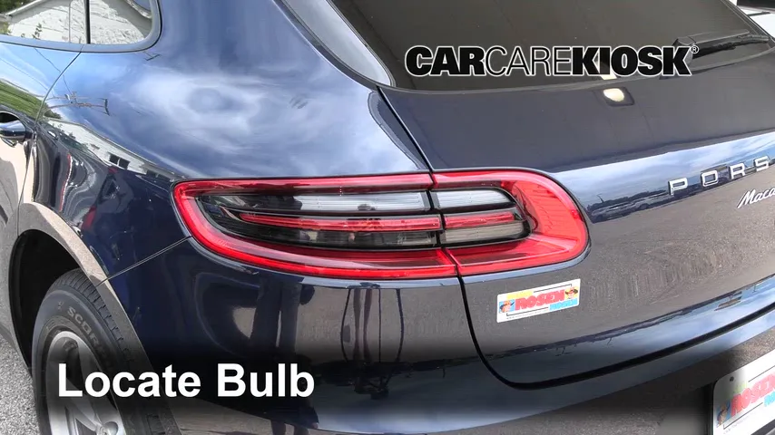 2018 Porsche Macan 2.0L 4 Cyl. Turbo Éclairage Feux de position arrière (remplacer ampoule)